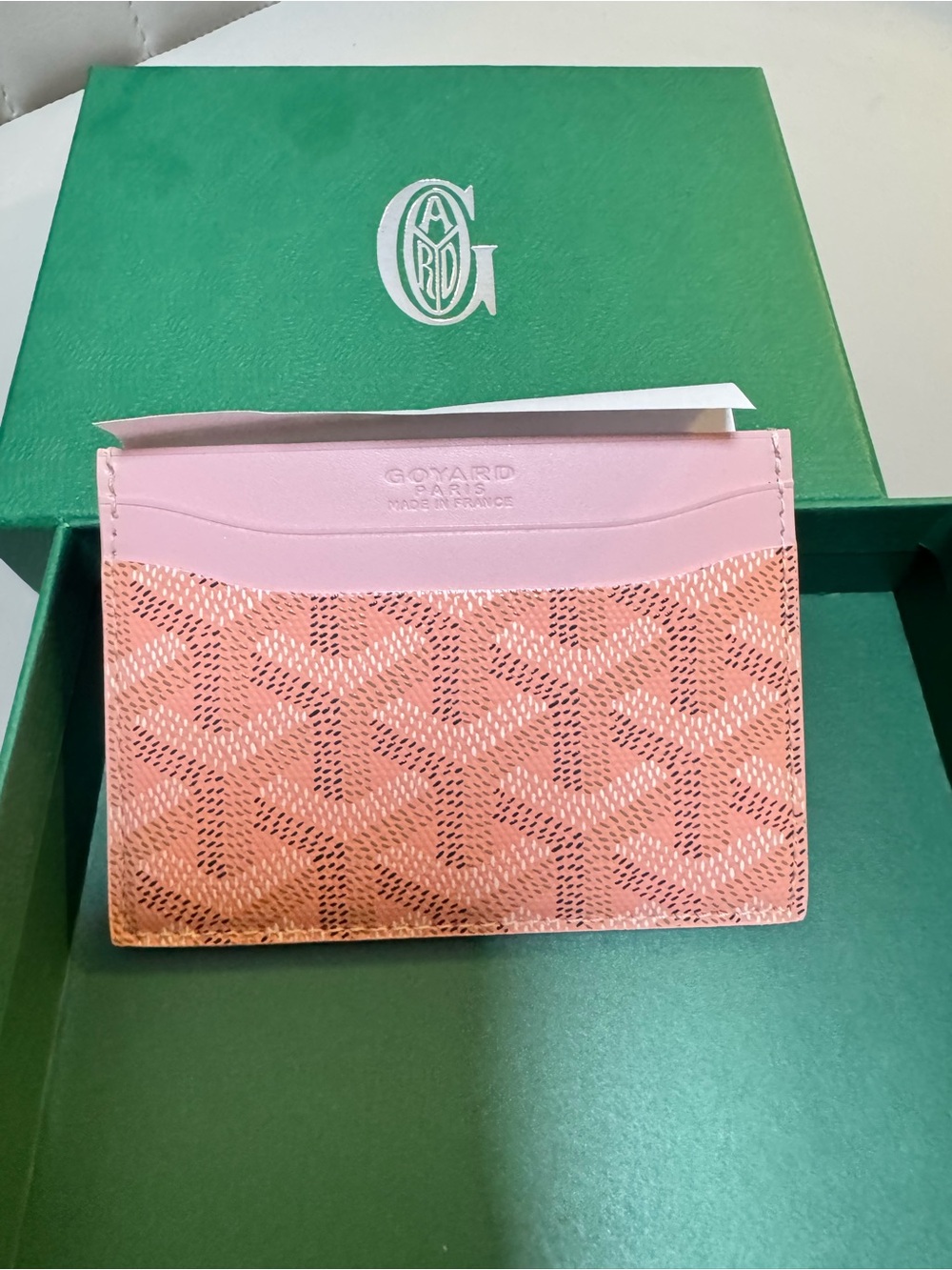 Goyard Saint-Sulpice Card Wallet Pink - Picture 5 of 6